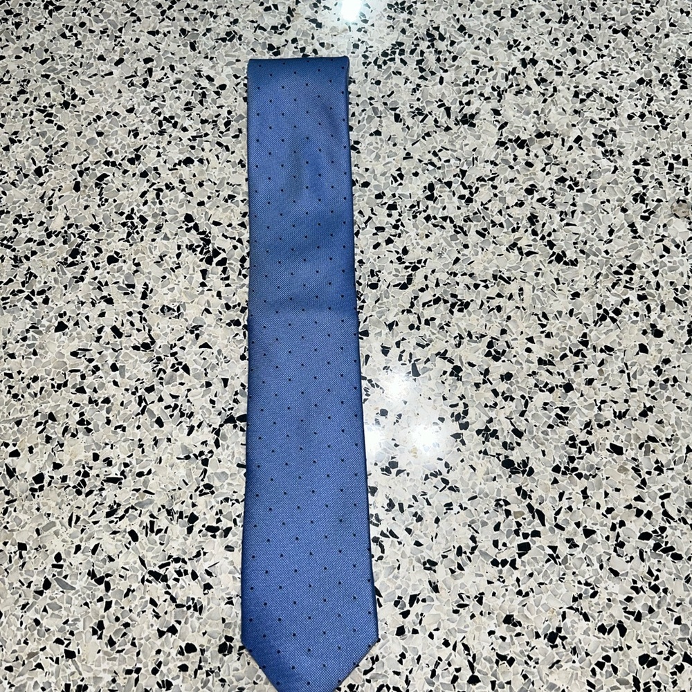 Michael Kors Navy Dotted Men's Tie